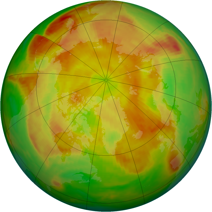 Arctic ozone map for 19 May 1979